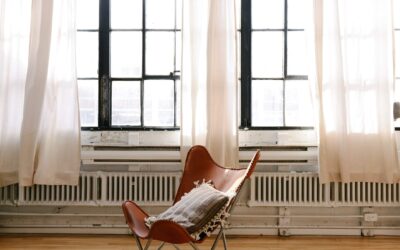 Leather-Clad Leisure Chair