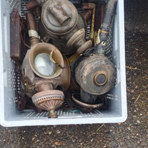 Lampes de calèche ancienne