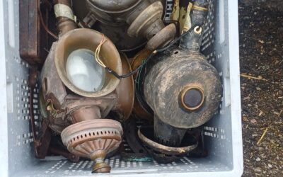 Lampes de calèche ancienne