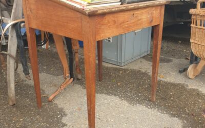 Pupitre d’école années 70